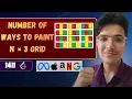 Number of Ways to Paint N 3 Grid LeetCode 1411 Dynamic Programming