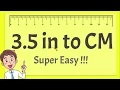 3 5 Inches to CM - Super Easy