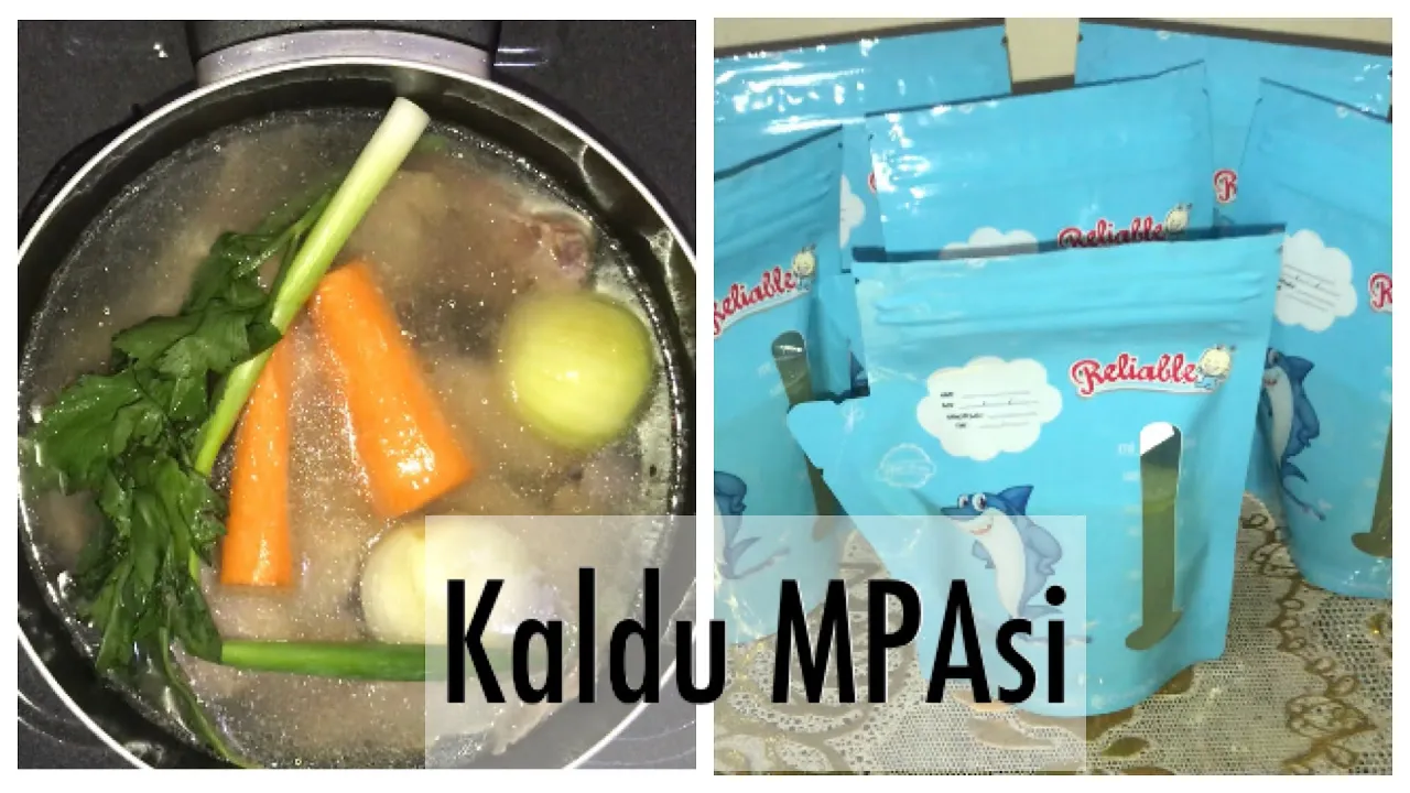 Resep Mpasi 6 bulan pertama (nasi,daging,sayur) dengan slowcooker babysafe. 