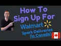 How to Sign up for Walmart Spark In Canada