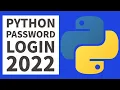 Python 5 Minute Mini Project - Beginners Basic Password Login 2022