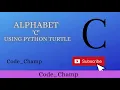 Draw letter C using Python Turtle python turtle python turtle graphics