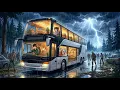 Survival Inside A Luxury Glass Bus During a Zombie Apocalypse Ghibli Survival Whisper