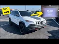 4WD System Unavailable Service Required warning in Jeep Cherokee - reasons
