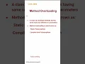Method Overloading 13