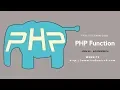 PHP Function php function use define php function