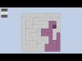 Procedural maze generation using the Growing tree algorithm