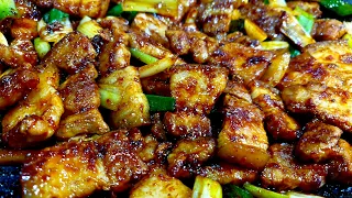 삼겹살 양념에 재우지 마세요! 이렇게 볶으면 눈 깜짝할 사이에 사라집니다