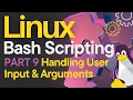 Handling User Input Arguments in Bash Positional Parameters read Command Explained