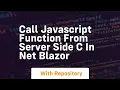 Call javascript function from server side c in net blazor