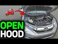 How To Open Hood Honda CRV - 2017 2018 2019 2020