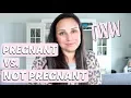 2 WEEK WAIT EARLY PREGNANCY SYMPTOMS PREGNANT VS NOT PREGNANT
