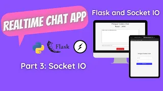 RealTime Chat App Using Flask and Socket IO Python Part 3 - Socket IO