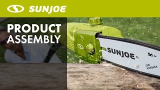 SWJ802E - How To Replace Install Chain Saw Chain Sun Joe Pole Saw