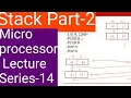 Microprocessor Lecture series-14 Stack Part - 2 Examples Malayalam explanation