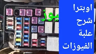 شيفروليه اوبترا شرح علبة الفيوز الخارجية 