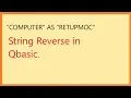 How to reverse string in qbasic Code Solutions