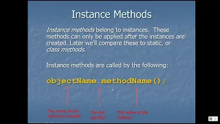 Java Lecture 12 - Classes and Objects