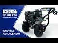 Excell 3100 Pressure Washer Gas Tank Replacement