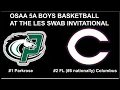 OSAA 5A BOYS AT THE LES SWAB INVITATIONAL Parkrose vs nationally Columbus