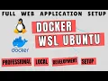 Professional Local Web Development Setup Windows WSL Linux Docker PHP