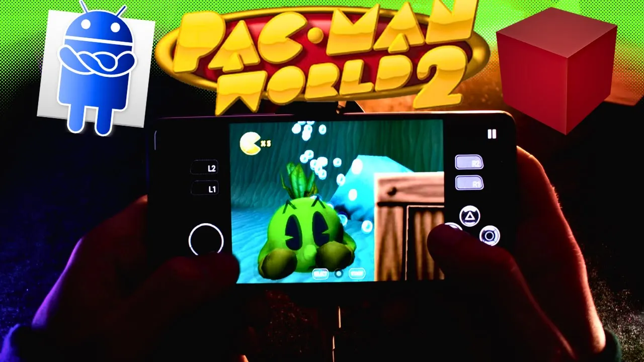 Pac Man World 2 NetherSX2 - Android Gameplay | PS2 Emulator Android | Aethersx2