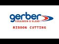 Gerber Collision Glass logo Ribbon Cutting