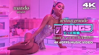  4k60fps ariana grande 7 rings want it got it reloaded official video 