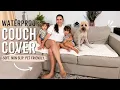 This Couch Cover Surprised Me Waterproof Pet-Friendly Review