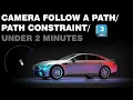 Camera follow a line Path constraint in 3Ds Max Under 2 minutes