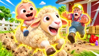 JJ RIDES A CRAZY SHEEP! 😂 | Baa Baa Black Sheep Song Intro Effect | Gamavision Csupo Style