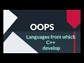 Object Oriented Programming IPU Engineering Sem 4 Languages from which C Developed