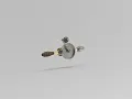 solid edge hand held drill with camera path and motion