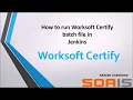 How to Run Certify Batch File From Jenkins By Rakesh MC