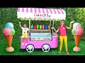 Download Lagu Niki and Mom pretend play selling ice cream