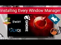Lagu Installing every window manager on FreeBSD