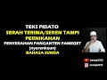 Download Lagu TEKS PIDATO SERAH TERIMA / SEREN TAMPI PERNIKAHAN BAHASA SUNDA PENYERAHAN PANGANTIN PRIA(Nyerenkeun)