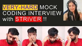 VERY HARD Mock Coding Interview with STRIVER YouTuber Googler takeUforward striver - 79