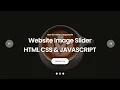 How to make Responsive Image Slider in HTML CSS Image Slideshow