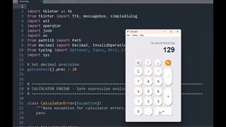 Python ASMR Calculator App with Python