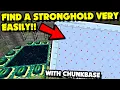 How to Find a Stronghold VERY EASILY in Minecraft Chunkbase Java Bedrock Minecraft Tutorial