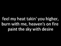 KISS - Heaven's on fire - Lyrics