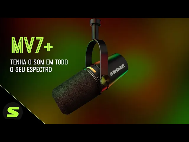 MV7+ - Microfone para podcast - Shure Brasil