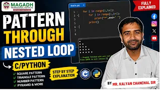 Pattern Printing Through Nested Loops in Python Complete Tutorial