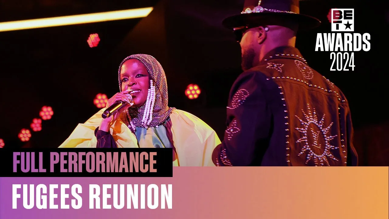 Ms. Lauryn Hill & Wyclef Jean Reunite For A Fugees Reunion On The BET Stage! | BET Awards '24 Ms. Lauryn Hill & Wyclef Jean Reunite For A Fugees Reunion On The BET Stage! | BET Awards '24