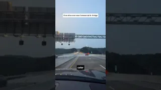 Cars cruise onto new Parkway East bridge after construction project completed