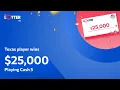 Texas Cash 5 Winner - 25 000