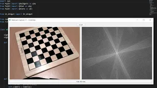 Fourier transform to image Python OpenCV PyQT
