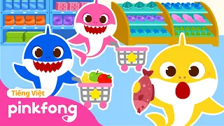 Trốn tìm trong siêu thị cùng gia đình cá mập 🏬 🦈 Dự án xe đồ chơi Baby Shark | Pinkfong