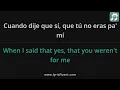 Xavi - Una Semana Lyrics English Translation - Spanish and English Dual Lyrics  - Subtitles Lyrics